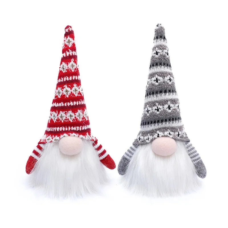 LED Faceless Doll Elf Gnome with Lights – Christmas Decoration & Holiday Gift (20cm / 30cm)