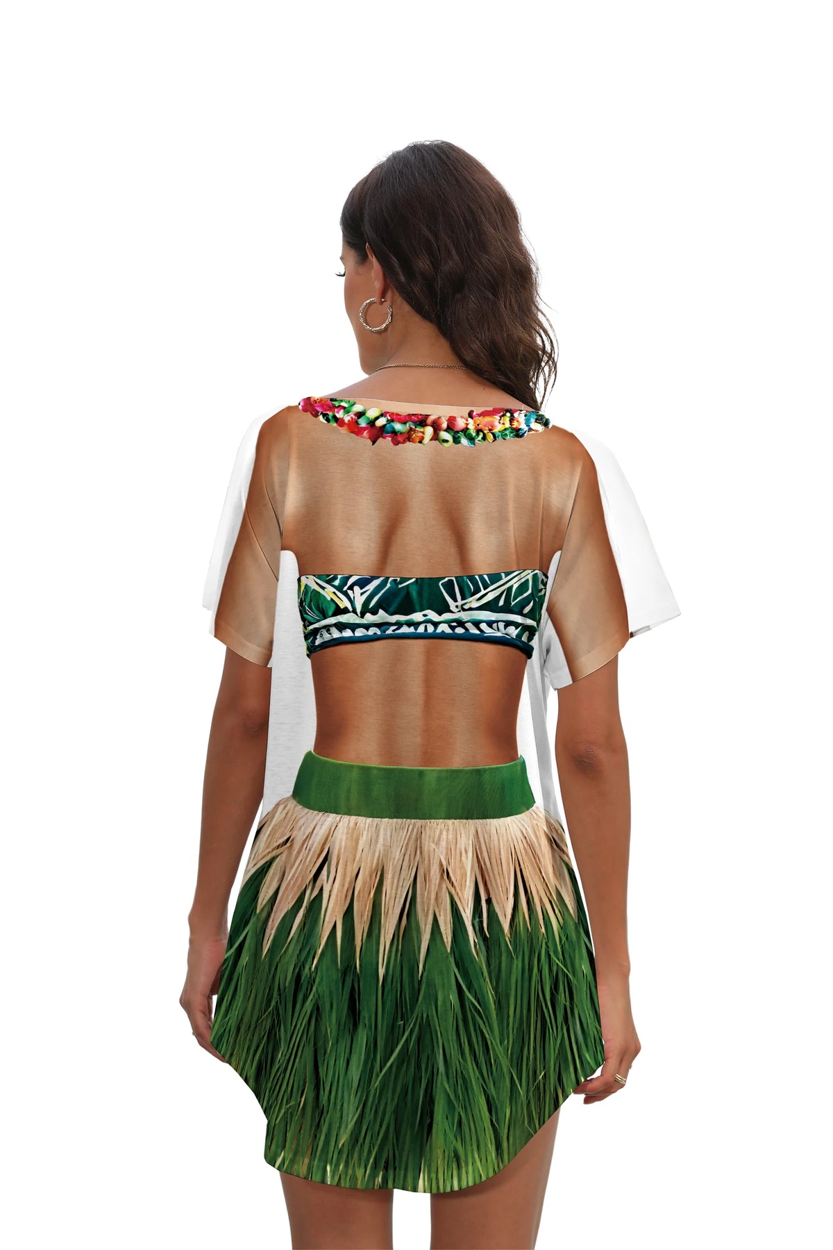 Tropical Hawaiian Cover-Up Dress for Women