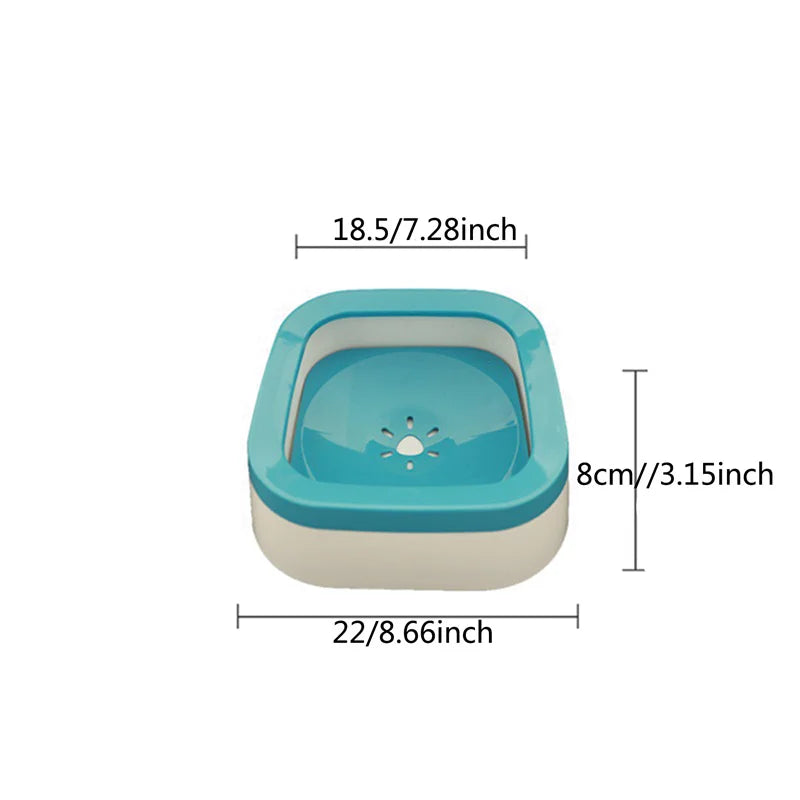 Anti-Splash Pet Water Bowl – Large Capacity Drinking Bowl for Dogs and Cats