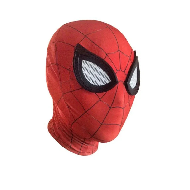 Superhero Spider Mask with Eye Lenses – Kids Roleplay Costume Accessory for Halloween, Cosplay, School Party, Holiday & Birthday Gift