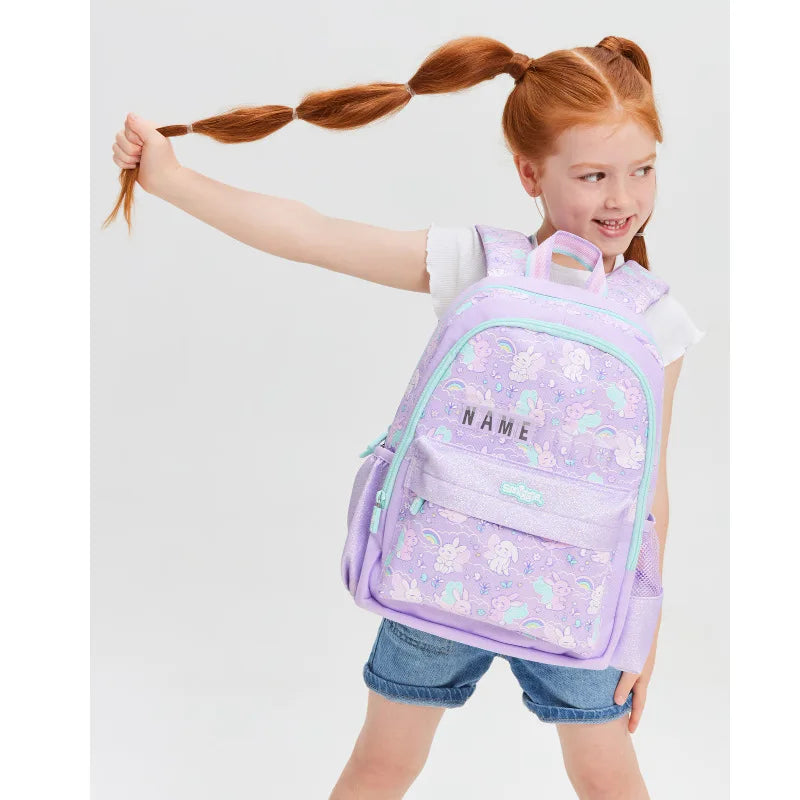 Australian Angel Rabbit Kids Backpack – Cute Cartoon School Bag for Primary Students | Lightweight, Outdoor Leisure Bag, Ideal Christmas Gift