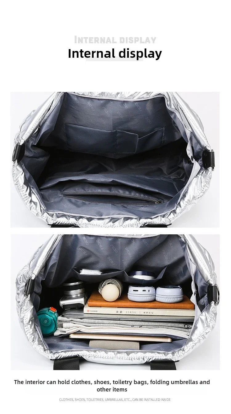 Women’s Travel & Gym Bag – Waterproof Fitness Handbag with Dry/Wet Separation, Perfect for Swimming, Yoga & Sports, Easy Single-Shoulder Carry