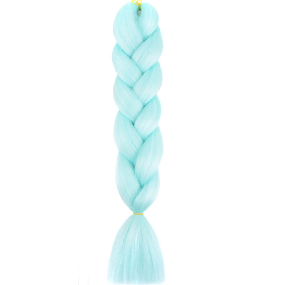 GlowStrands 24” Jumbo Braids for Kids & Adults – Ombre Kanekalon Hair Extensions, Easy Styling & Natural Feel