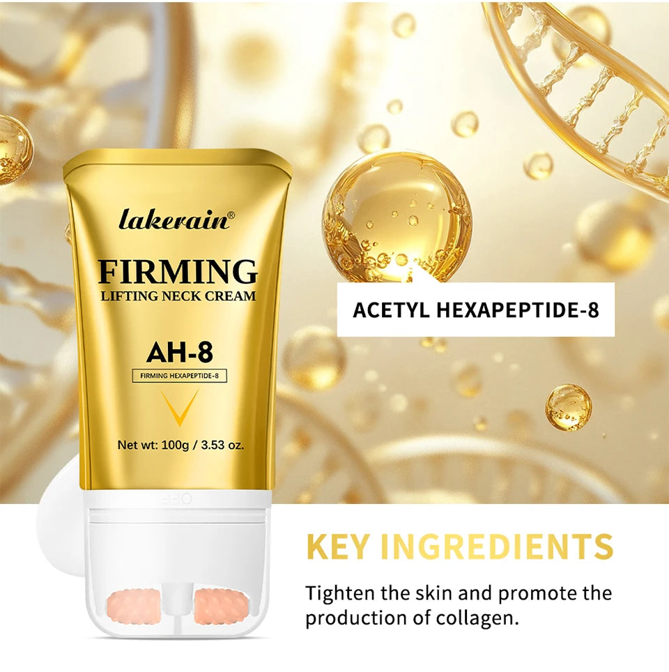 AH-8 Moisturizing Neck Cream, Firming Care for the Appearance of Crepey Skin, Hydrating Daily Skincare