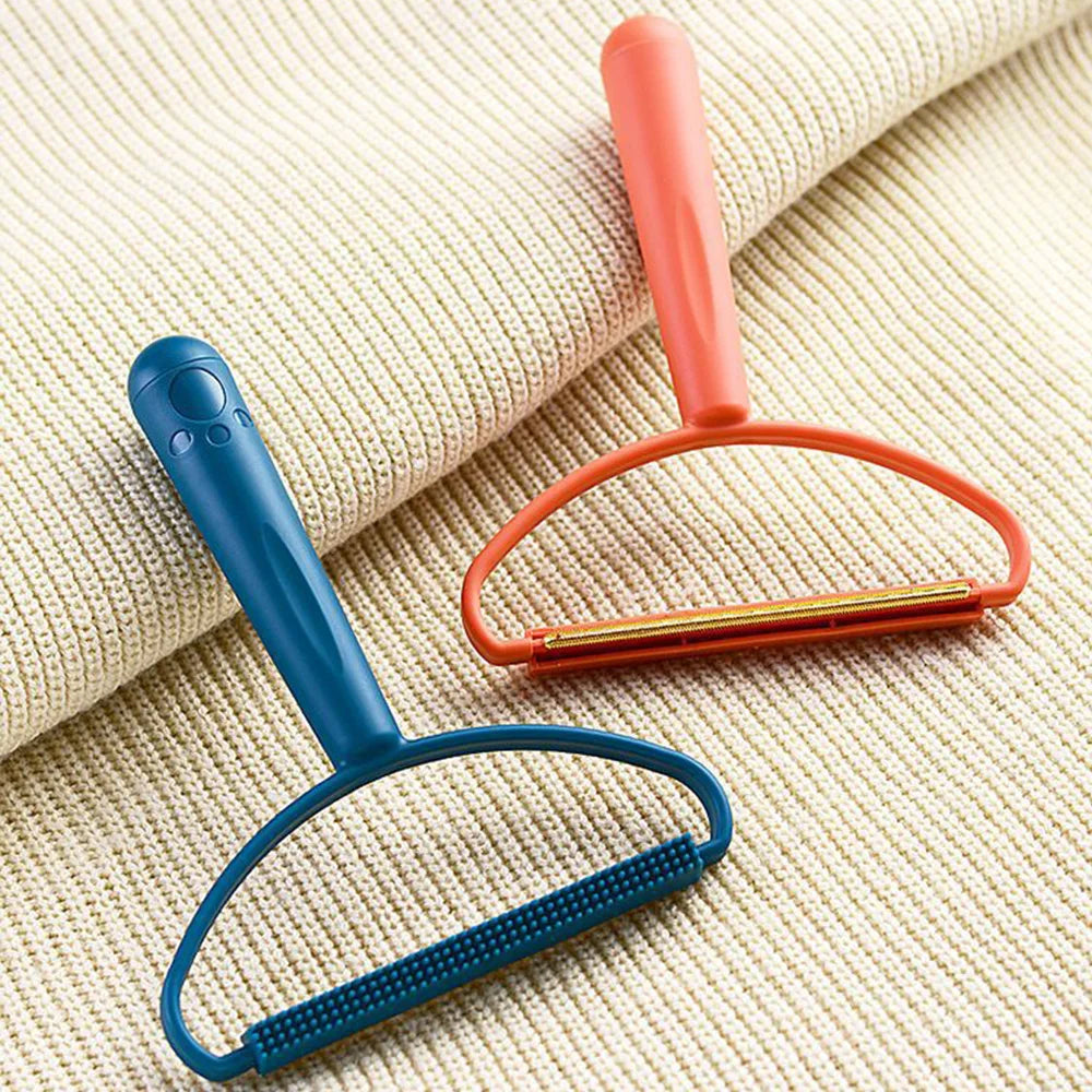 Manual Lint Remover Brush – Double-Sided Hair & Fabric Shaving Tool for Clothes, Coats, and Carpets (1–20 pcs)