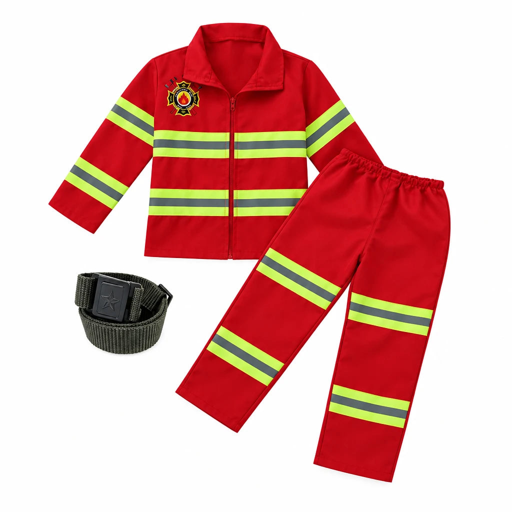 Kids' Firefighter Costume Set