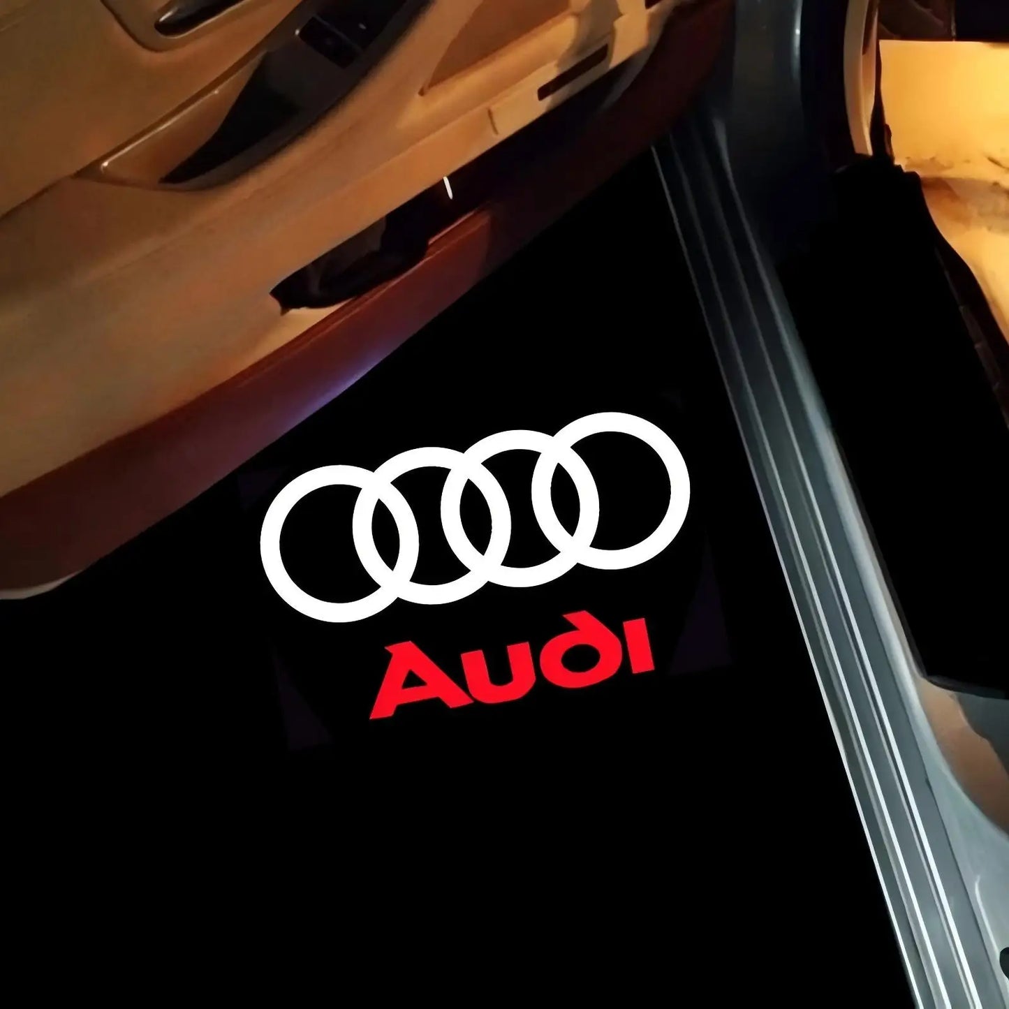 HD LED Car Door Welcome Logo Projector Lights for Audi A3 A4 A5 A6 A7 Q3 Q5 Q7 S3 S4 S5 RS SQ5 S Line Quattro Models
