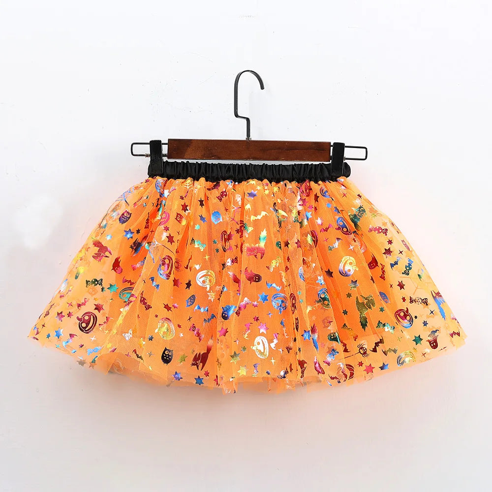 Girls' Halloween Tutu Skirt