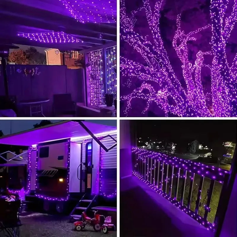 Solar LED Fairy String Lights with Flexible Copper Wire for Garden, Patio, Tree and Christmas Party Decorating