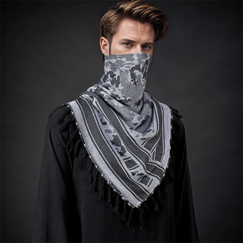 2025 Special Forces Free Variety Tactical Desert Arab Scarves Men Women Military Windproof Hiking Decorative Hijab Scarf Outdoor