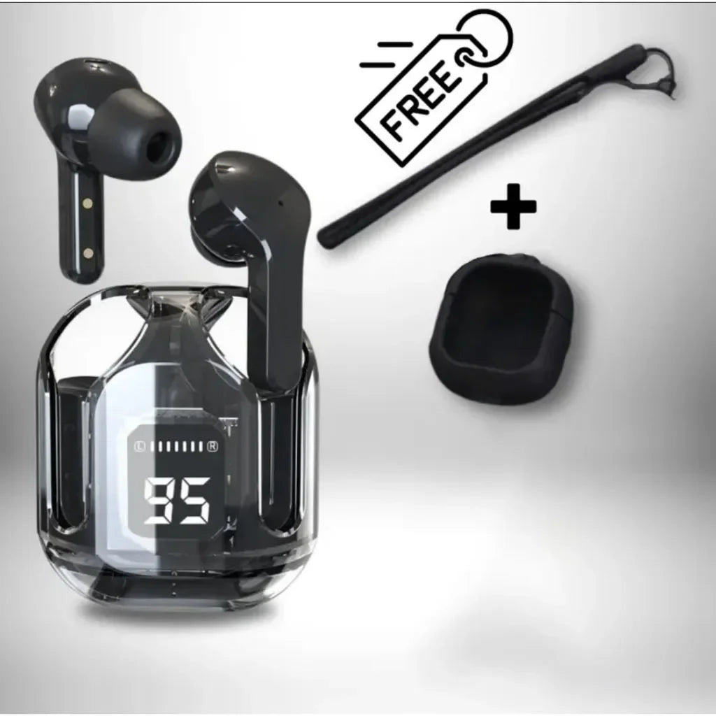 T2 TWS Gaming Earbuds Bluetooth 5.3 – HD HiFi Stereo, Noise Reduction, Wireless Earphones with Protective Case & Lanyard