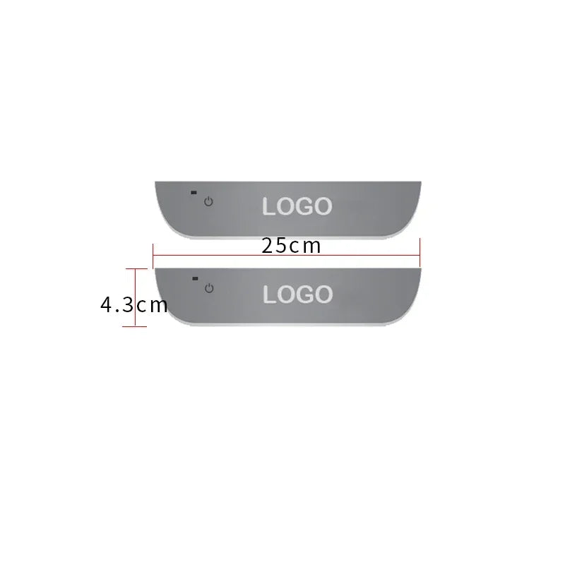 Custom USB Car Door Sill Light