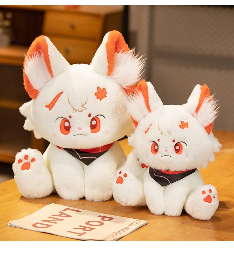 Adorable 42CM Genshin-Inspired Cat Plush – Kazuha, Scaramouche & Xiao | Soft Anime Pillow Toy for Fans & Gift Giving