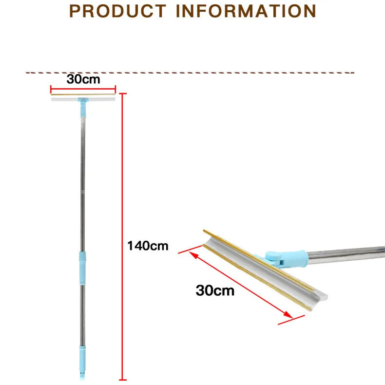 Pet Hair Remover Tool Set – Telescopic Handle Carpet Rake for Dog & Cat Fur, Rug and Upholstery Cleaner