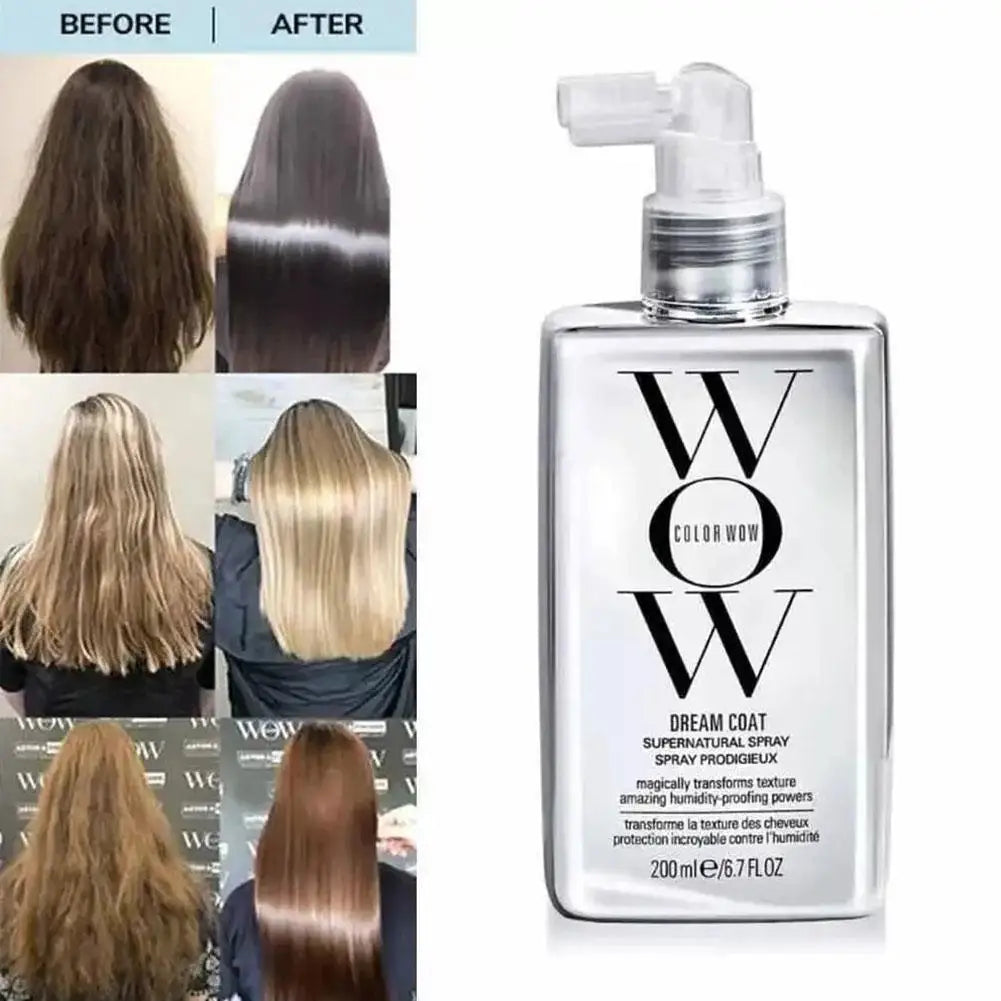 WOW Frizz Control Hair Care Set – Anti-Moisture Hair Spray, Softening Shampoo & Glazed Smoothing Conditioner