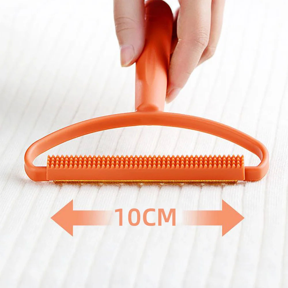 Manual Lint Remover Brush – Double-Sided Hair & Fabric Shaving Tool for Clothes, Coats, and Carpets (1–20 pcs)