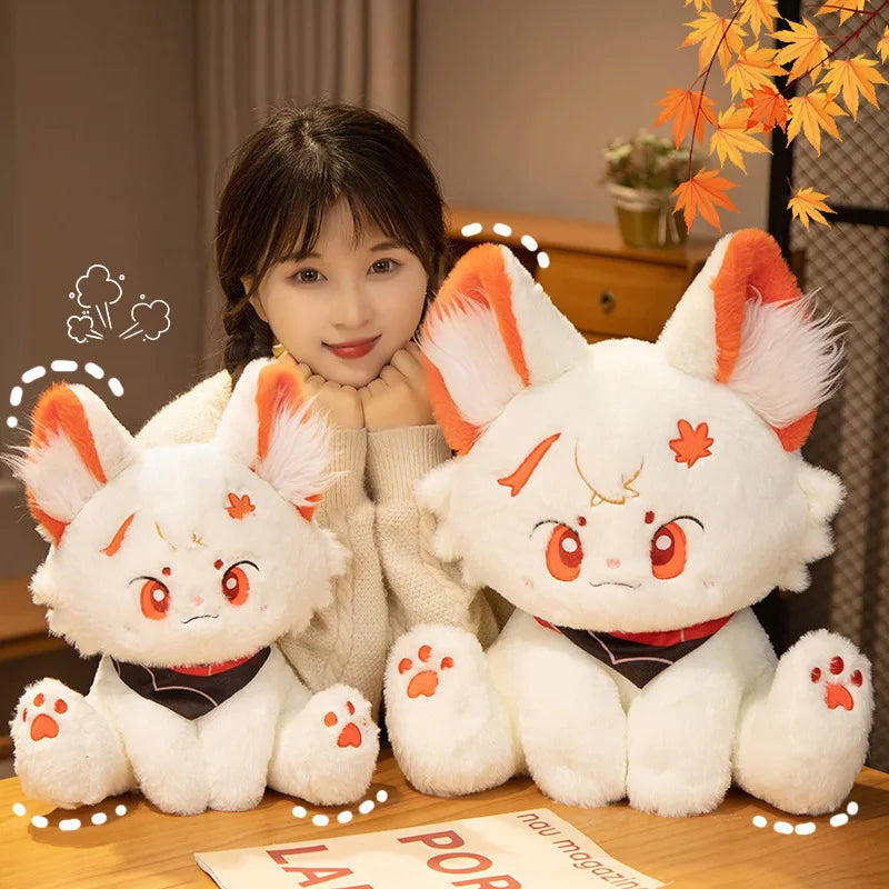 Adorable 42CM Genshin-Inspired Cat Plush – Kazuha, Scaramouche & Xiao | Soft Anime Pillow Toy for Fans & Gift Giving