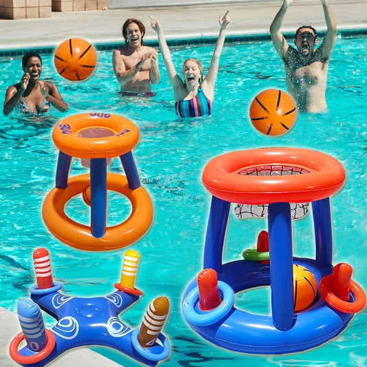 Inflatable Water Basketball Hoop – Fun Floating Pool Game for All Ages