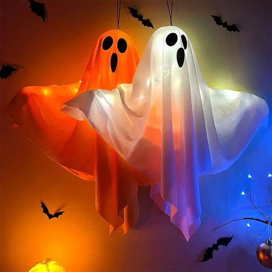 Halloween LED Light-Up Hanging Ghost Party Decoration
