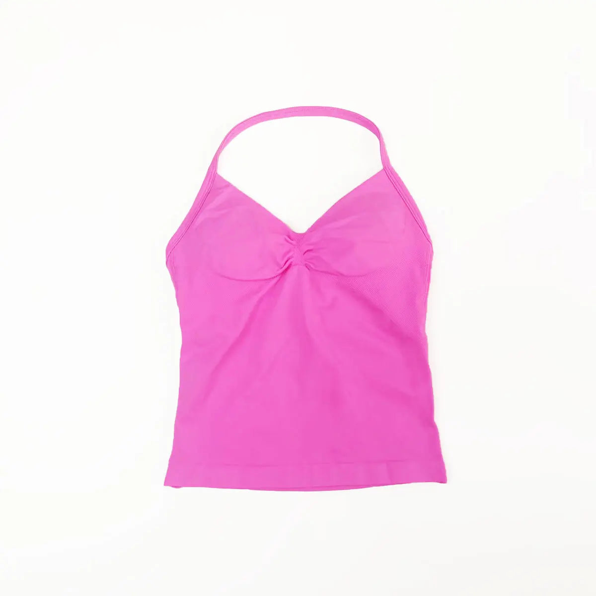 Women's Seamless Longline Yoga Tank Top with Removable Pads
