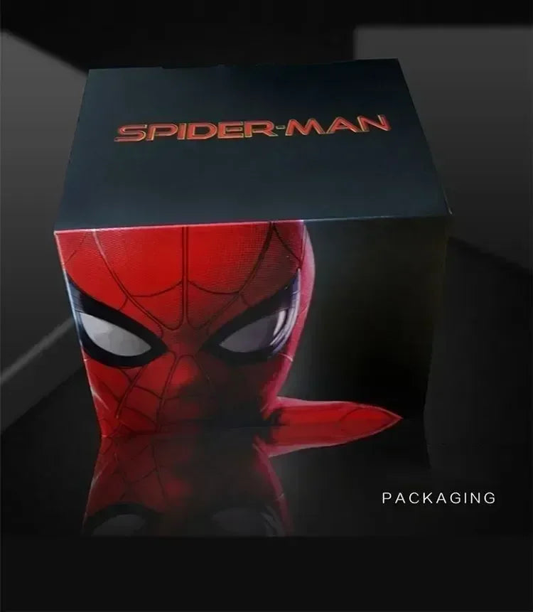 Marvel Miles Morales Spider-Man Moving Eyes Electronic Mask – 1:1 Cosplay Headgear with Remote Control