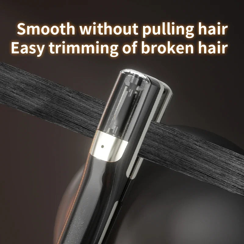 Cordless Professional Hair Split End Trimmer – Automatic Ends Remover for Dry, Damaged & Brittle Hair