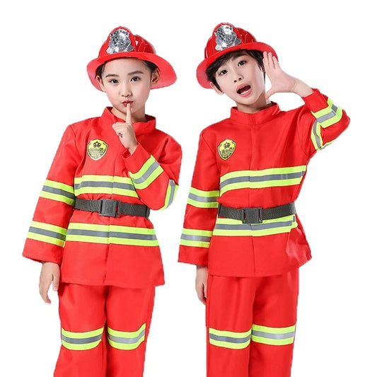 Kids' Firefighter Costume Set