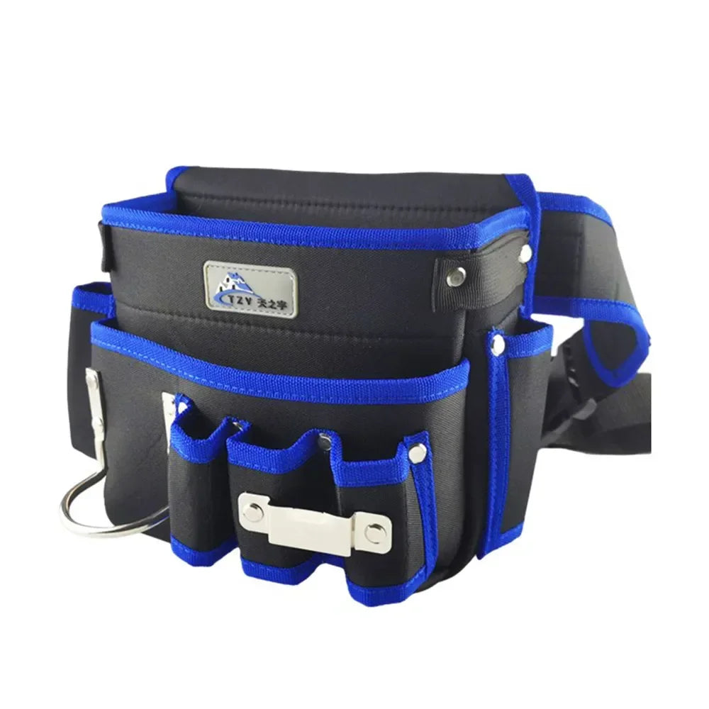 Multifunctional Tool Storage Waist Pack – Cowhide Mechanic & Plumber’s Pouch for Tools and Accessories