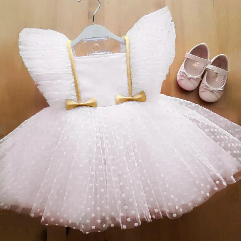 1Y-5Y Baby Girl Birthday Party Dress Princess Outfit Kids Formal Pageant Ball Gown Infant Carnival Vestiges