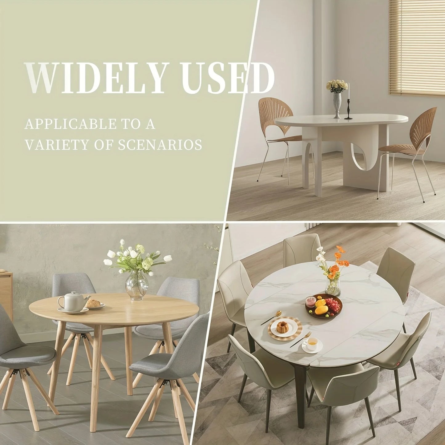 Waterproof & Oil-Proof Christmas Tablecloth – Elegant Round or Rectangular Holiday Decoration for Dining Tables