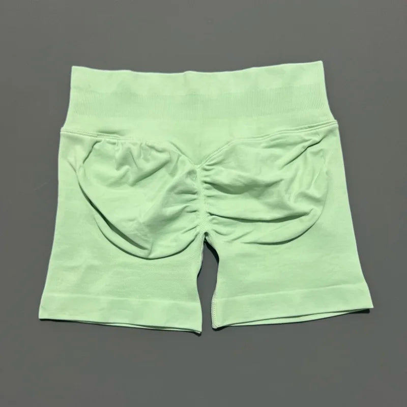 Women’s Seamless Biker Shorts – 4.5″ Low-Waist Fitness & Workout Shorts