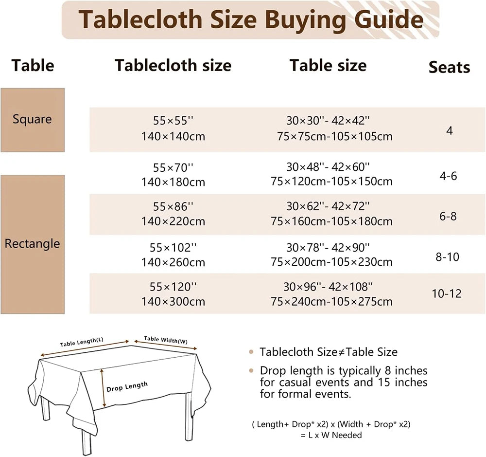 Holiday Plaid Tablecloth with Ruffle Trim – Christmas Dining & Party Table Cover