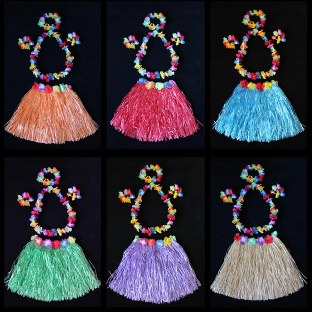 Hawaiian Hula Grass Skirt for Women – 40 cm Luau Party & Fancy Dress Costume