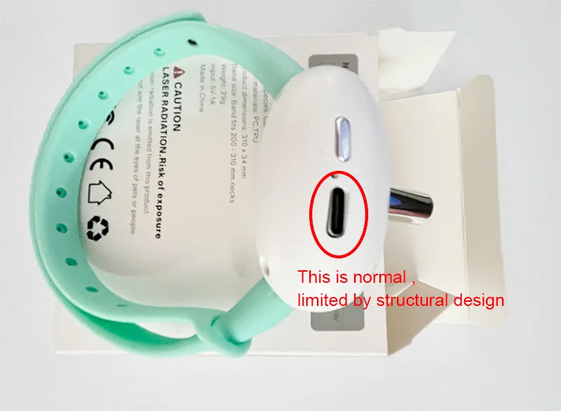 Smart Laser Tease Cat Collar – USB Rechargeable, Automatic Interactive Toy for Kittens & Cats