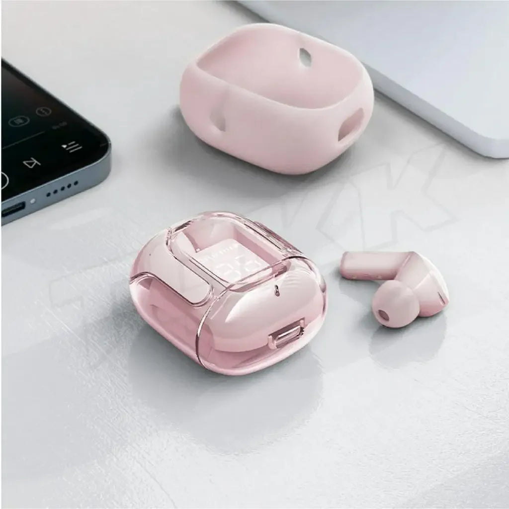 T2 TWS Gaming Earbuds Bluetooth 5.3 – HD HiFi Stereo, Noise Reduction, Wireless Earphones with Protective Case & Lanyard