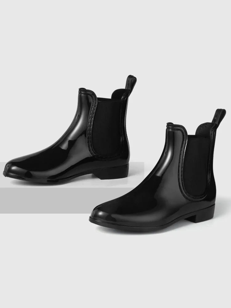 Women’s Chelsea Rain Boots – Waterproof, Anti-Slip, Comfortable Garden Shoes with Fashion Rubber Sole (2025 Style)