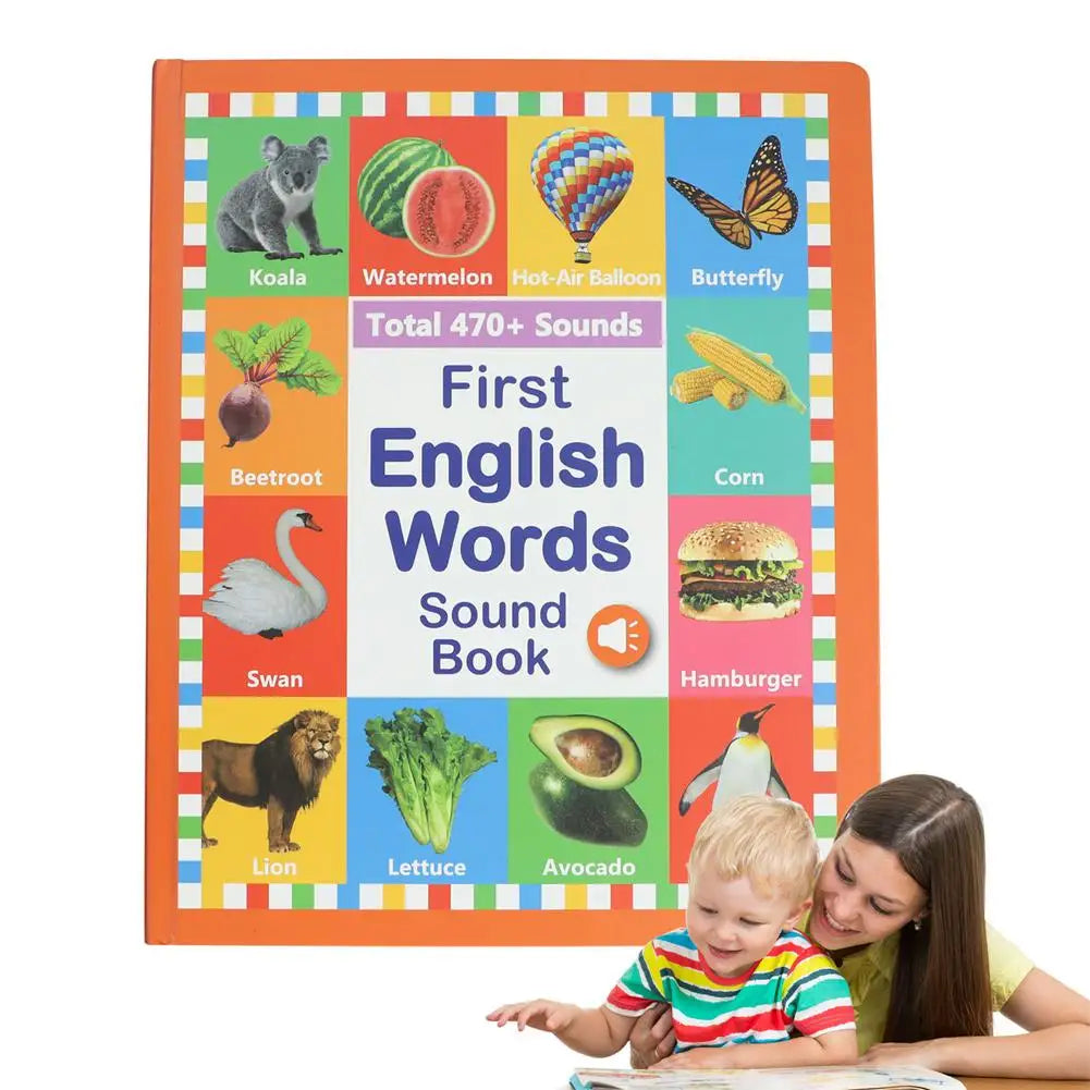 My First English Sound Book for Babies & Toddlers – Interactive Learning Toy with Fun Words & Sounds for Early Language Development