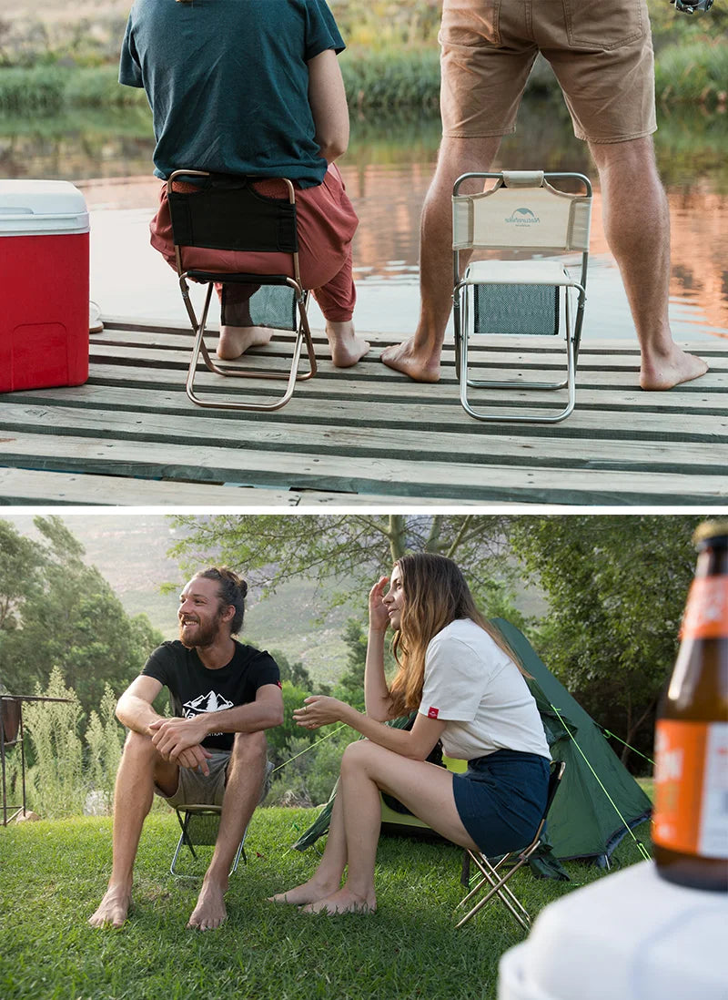 Naturehike Ultralight Portable Folding Beach Chair – Camping, Hiking, Fishing & Picnic