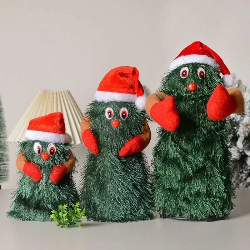 Dancing Christmas Tree with Music – Rotating Singing Doll, Funny Electric Toy, Christmas Decoration for Kids & Family
