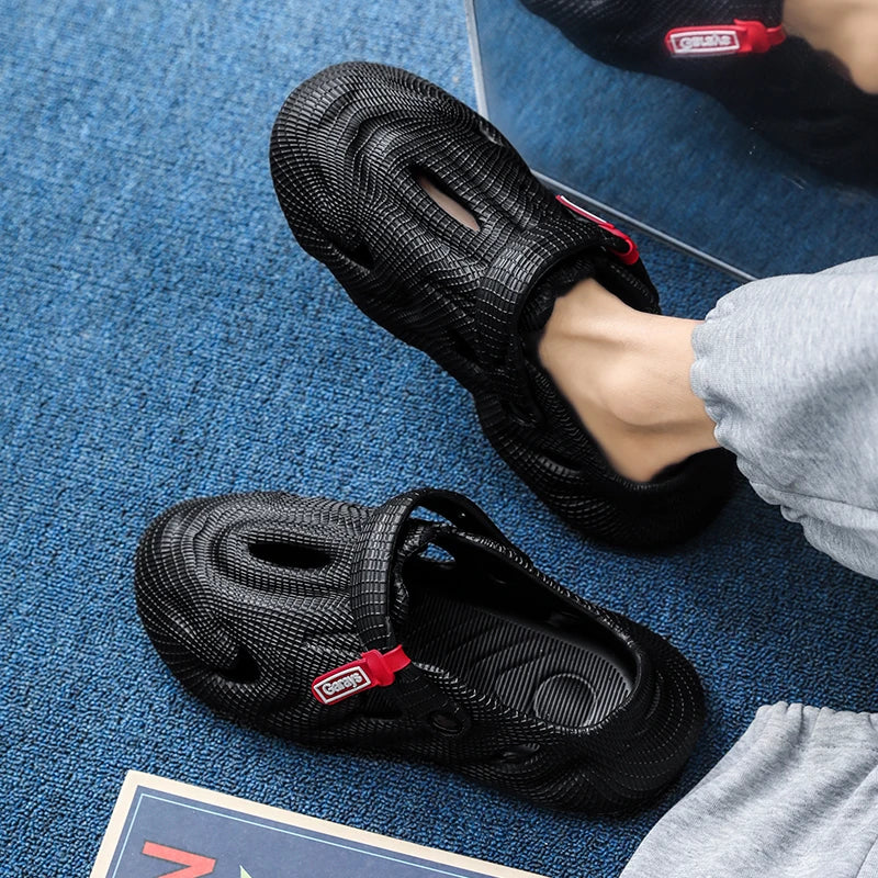 Unisex EVA Non-Slip Beach Sandals — Anti-Odor Sports Slides for Indoor & Outdoor