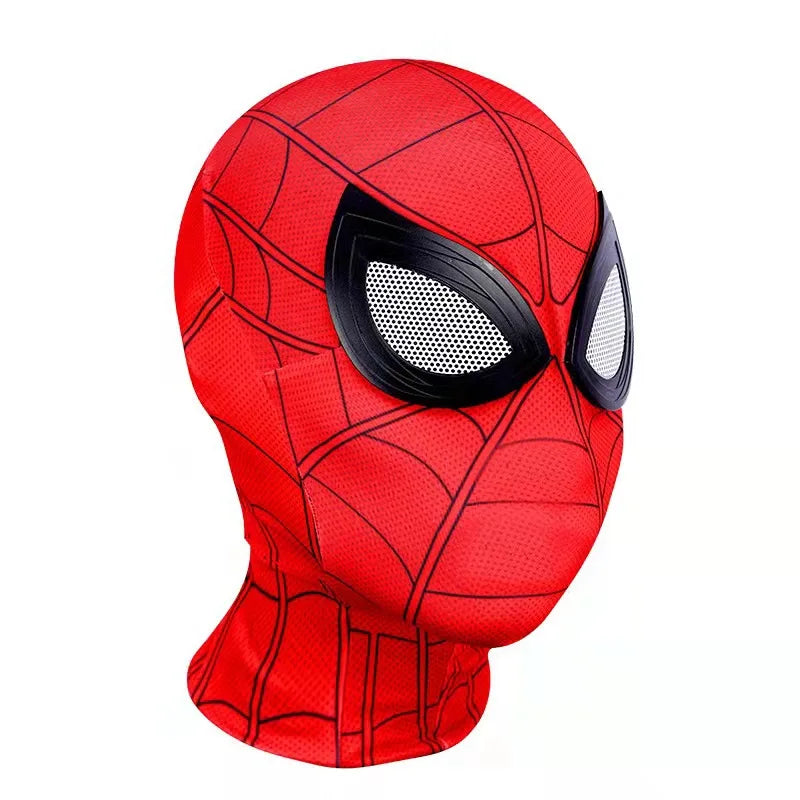 Superhero Spider Mask with Eye Lenses – Kids Roleplay Costume Accessory for Halloween, Cosplay, School Party, Holiday & Birthday Gift