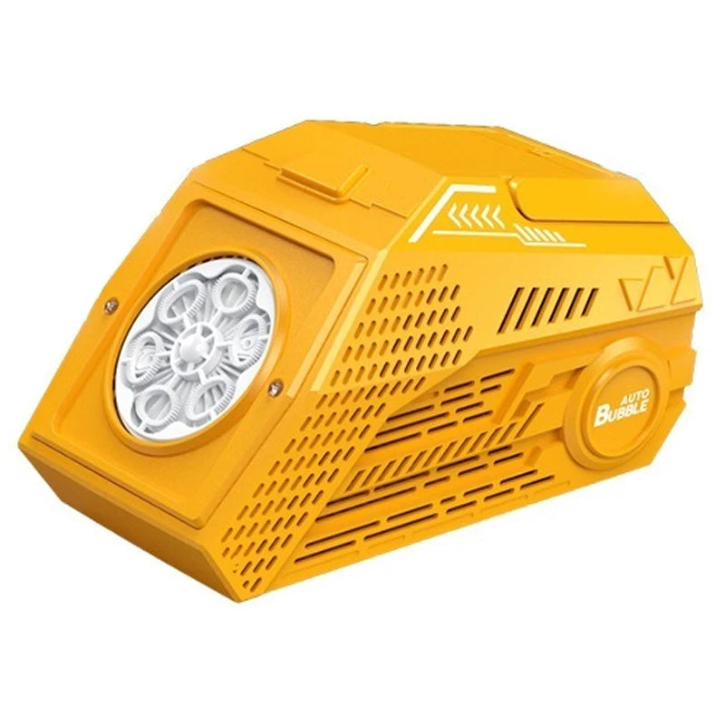 Automatic 69-Hole Bubble Gun Machine with Lights – Soap Bubble Blower Toy for Kids