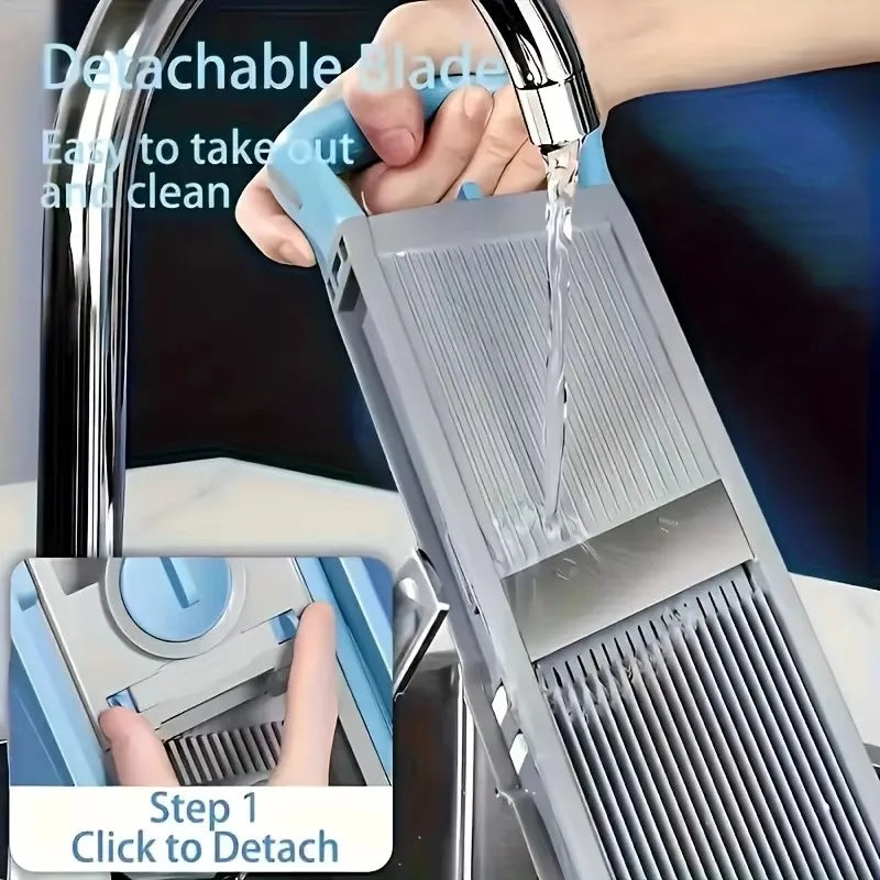 Adjustable Vegetable Slicer with Julienne and Dicing Modes