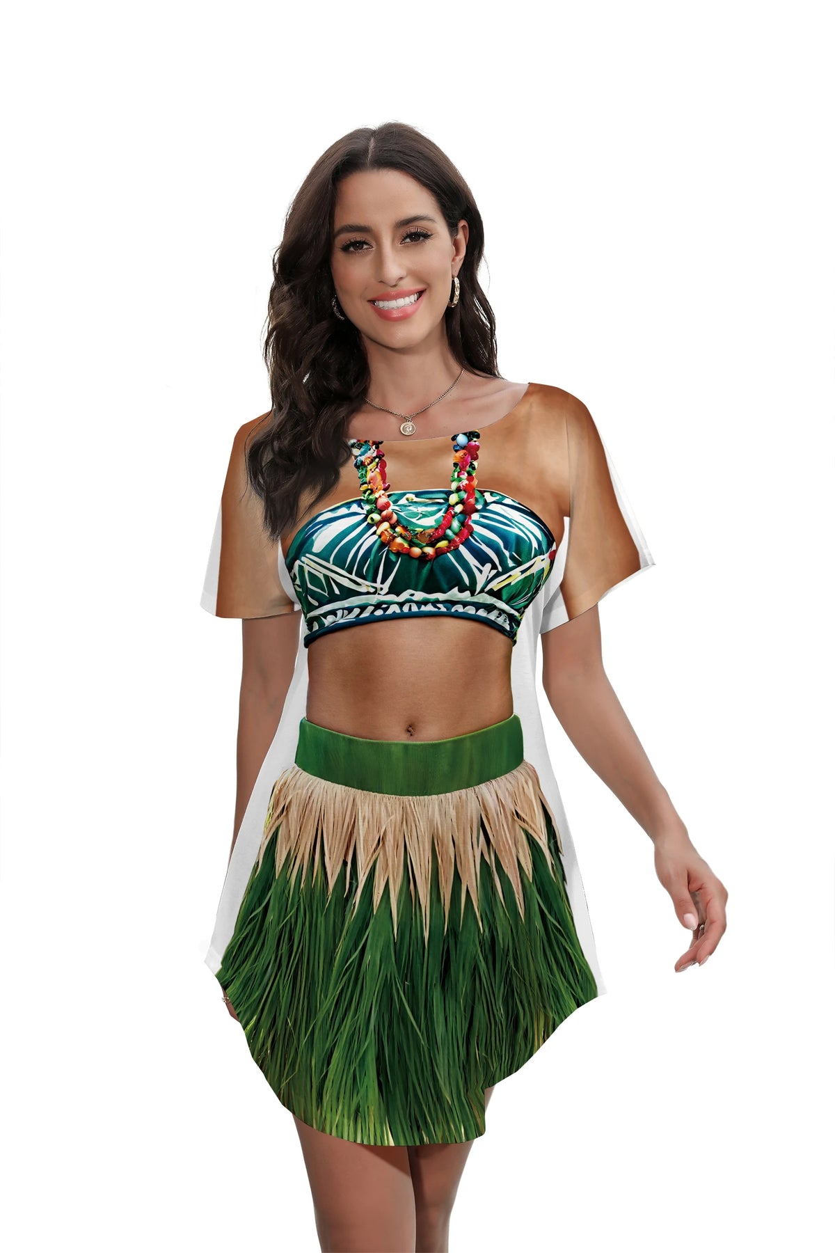 Tropical Hawaiian Cover-Up Dress for Women
