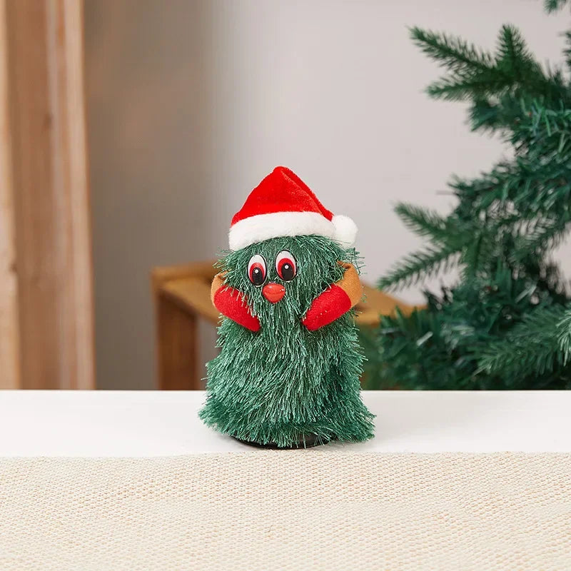 Dancing Christmas Tree with Music – Rotating Singing Doll, Funny Electric Toy, Christmas Decoration for Kids & Family