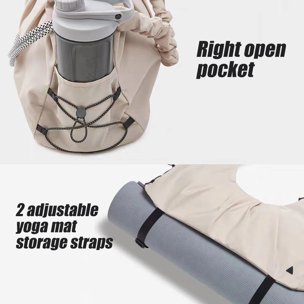 Women's Gym & Yoga Mat Bag with Shoe Compartment