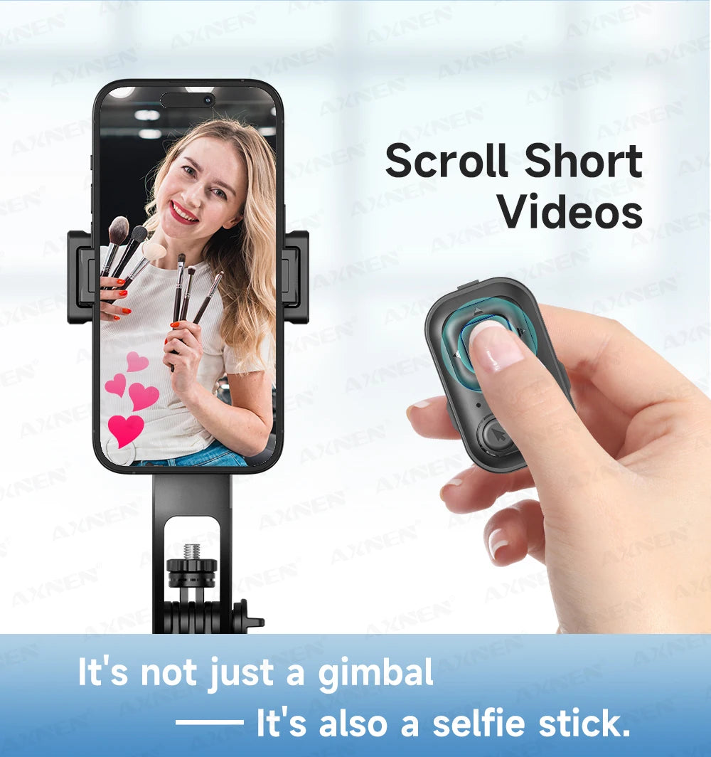 AI Face-Tracking Selfie Stick Tripod with Bluetooth Remote