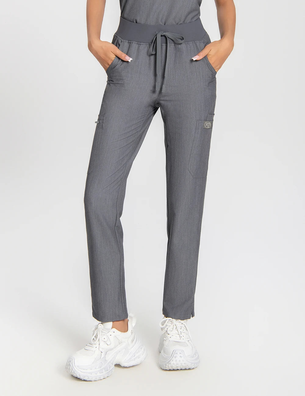 Women’s Antibacterial Scrubs Set – Soft V-Neck Top & Wrinkle-Resistant Pants