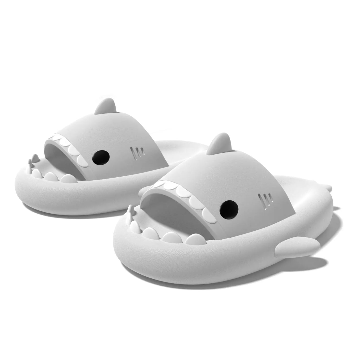Shark Slippers – Soft Cloud Slides for Women & Men | Indoor/Outdoor EVA Mules | Beach & Bathroom Sandals