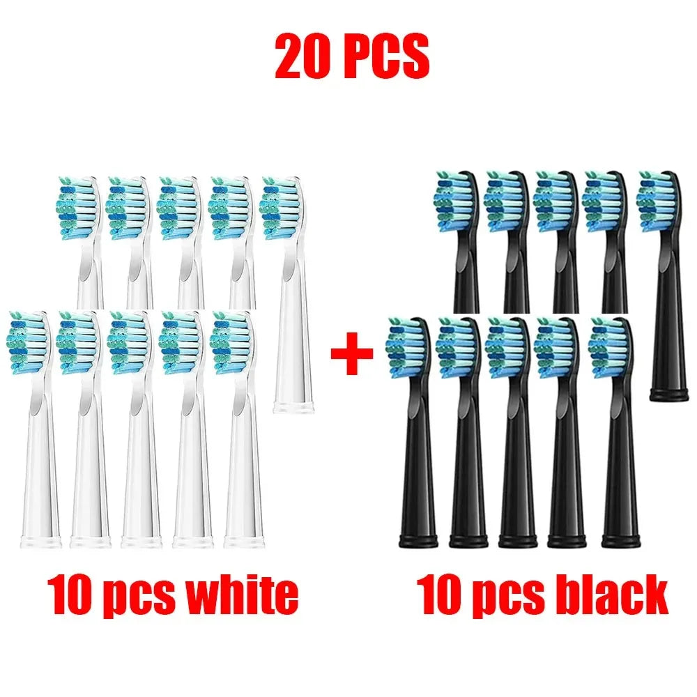 Replacement Toothbrush Heads Compatible with SG Series Electric Toothbrush Models (SG-575/507B/508/551 and More)